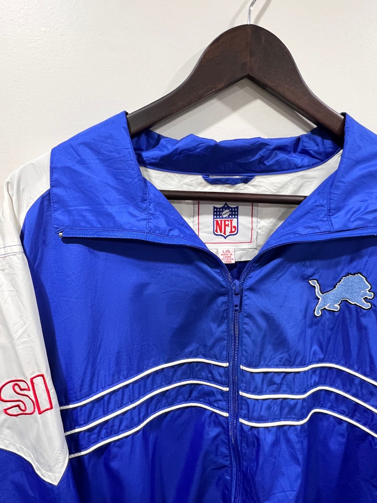 Vintage Detroit Lions NFL light jacket (L)