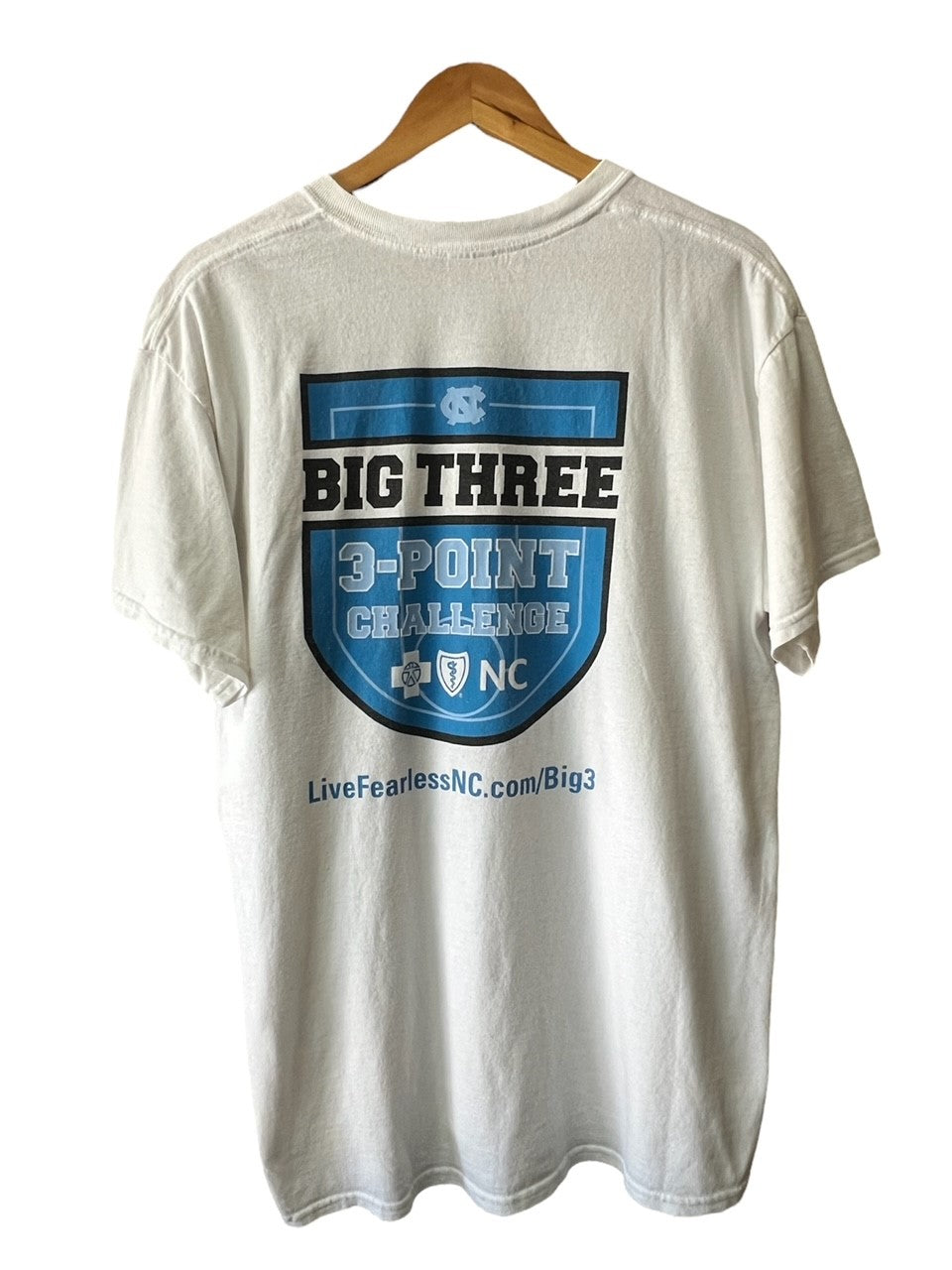 Vintage North Carolina 'Big 3 Point' tee (L)