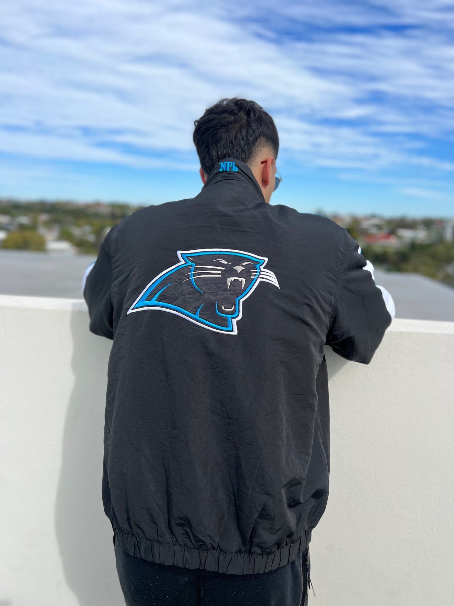 Vintage Carolina Panthers heavy jacket (XL)