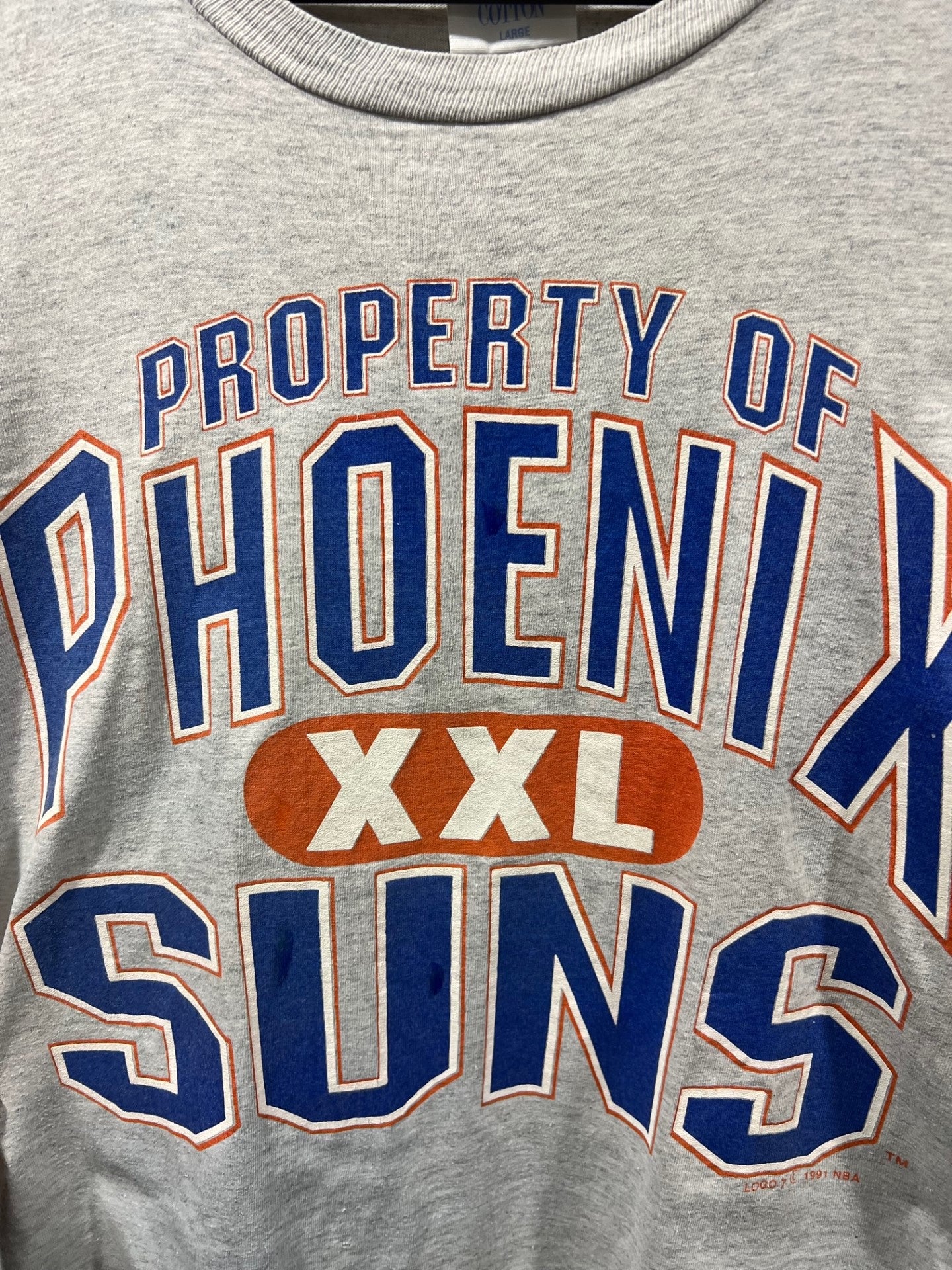 1991 Phoenix Suns "XXL Property" tee (L)