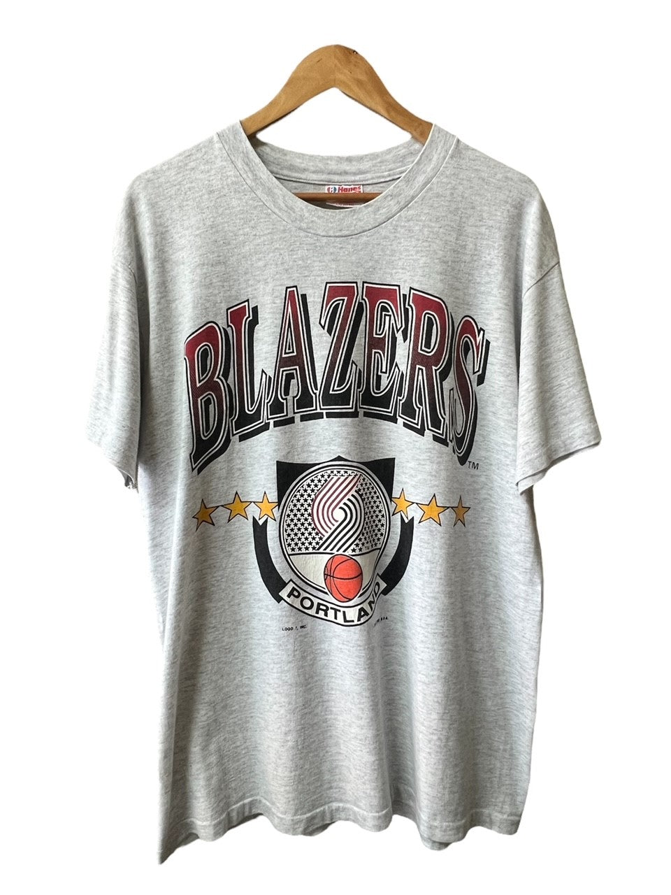 1991 Portland Trailblazers NBA tee (L)