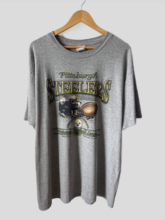 Vintage Pittsburgh Steelers NFL helmet tee (XL)