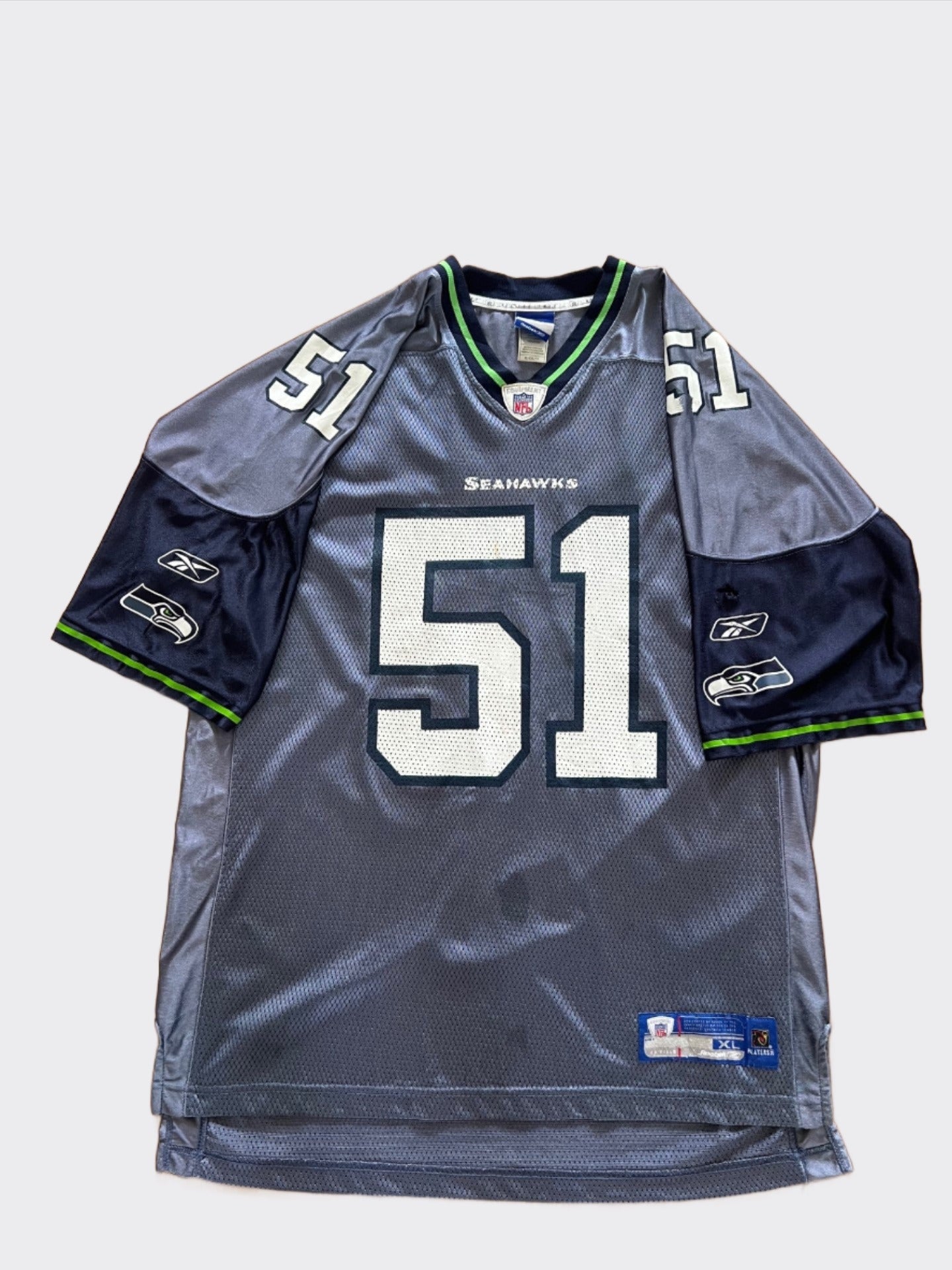 Vintage Seattle Seahawks Lofa Tatupu NFL Jersey (2XL)