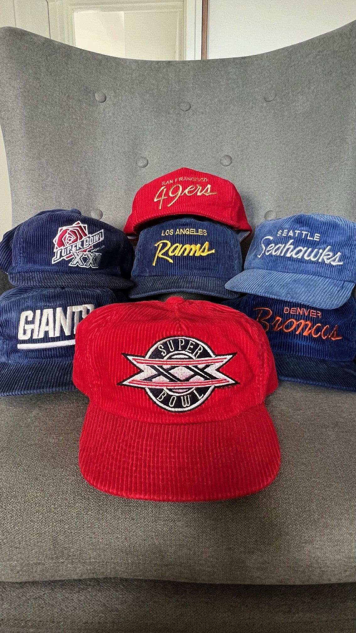 Vintage Seattle Seahawks Sports Specialties corduroy hat