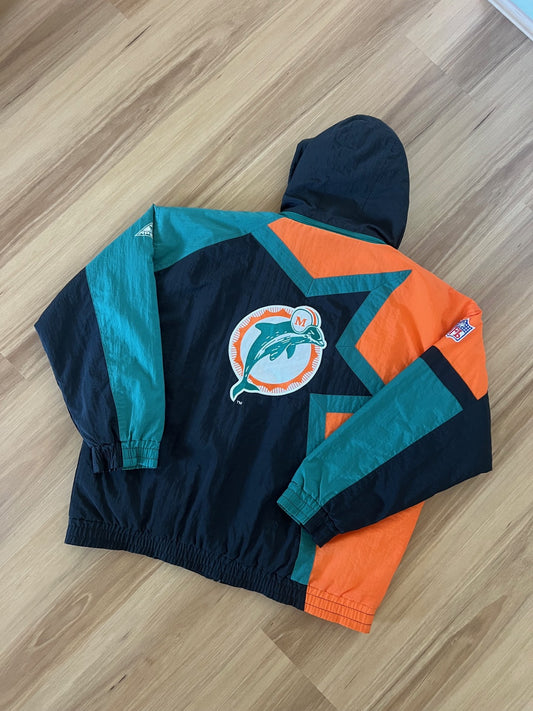 Vintage Miami Dolphins heavy jacket (XL)