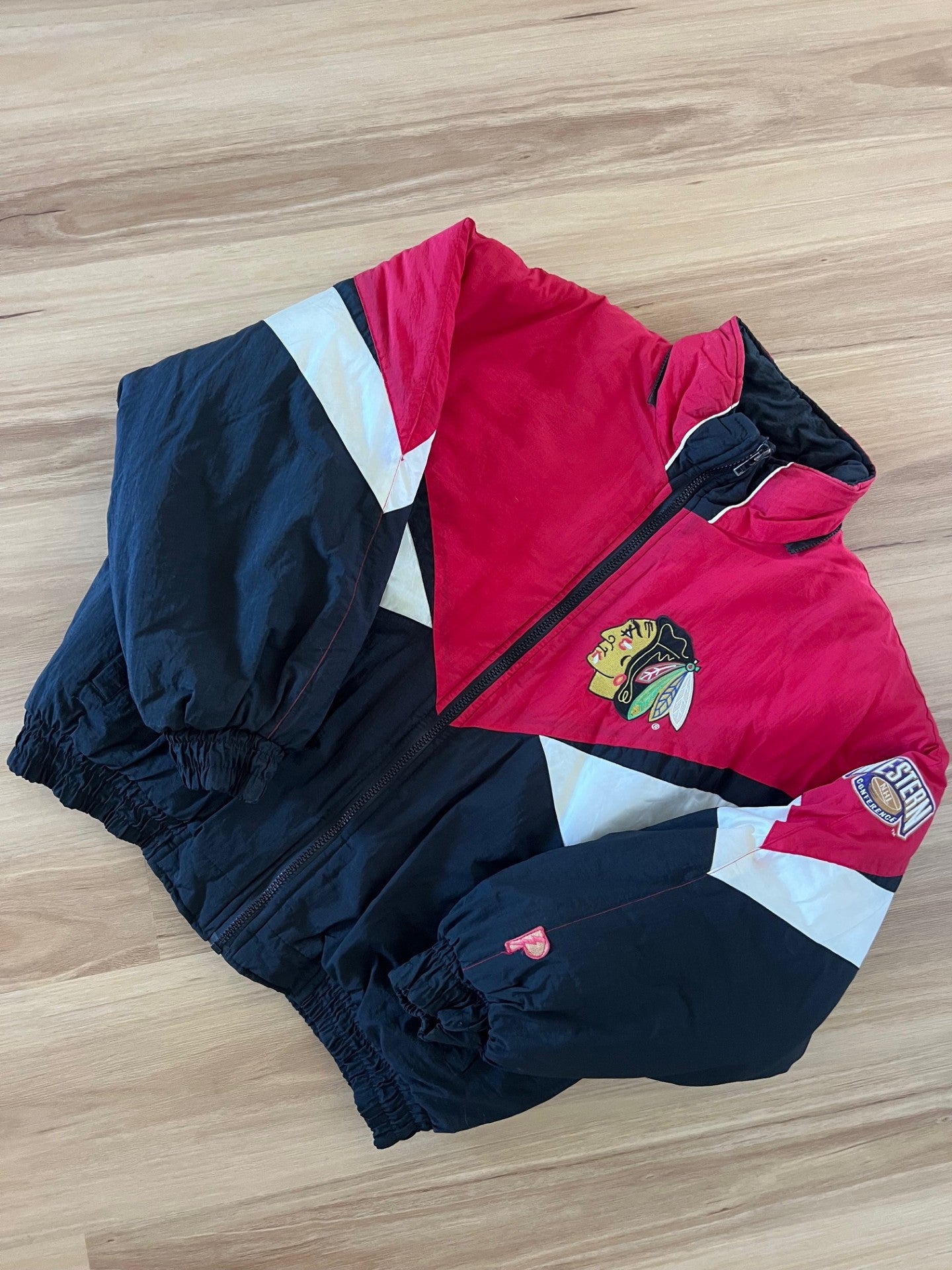 Vintage Chicago Blackhawks Pro Player Jacket (L)