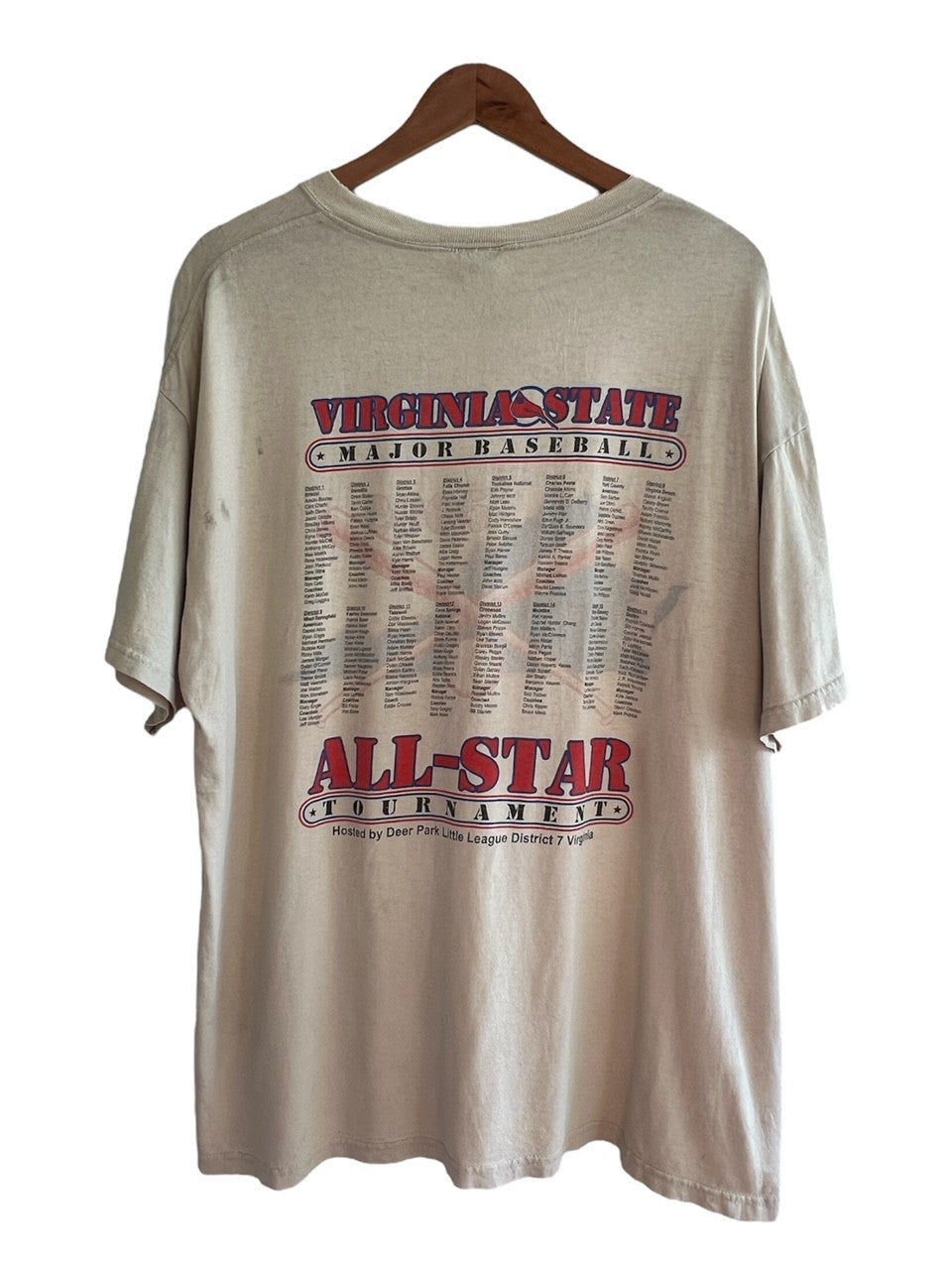 2005 Virginia State All Star Baseball Tournament tee (XL)