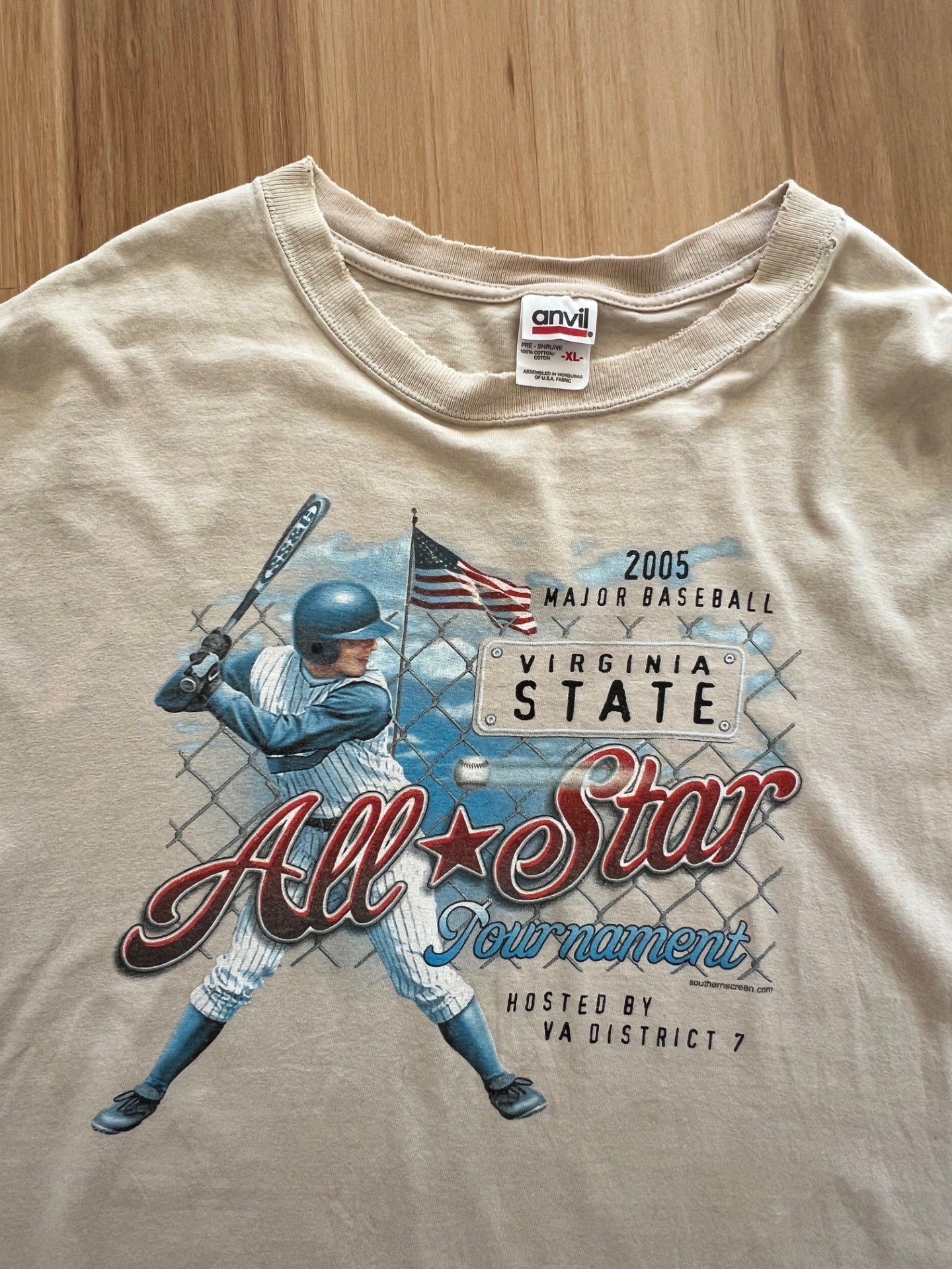 2005 Virginia State All Star Baseball Tournament tee (XL)