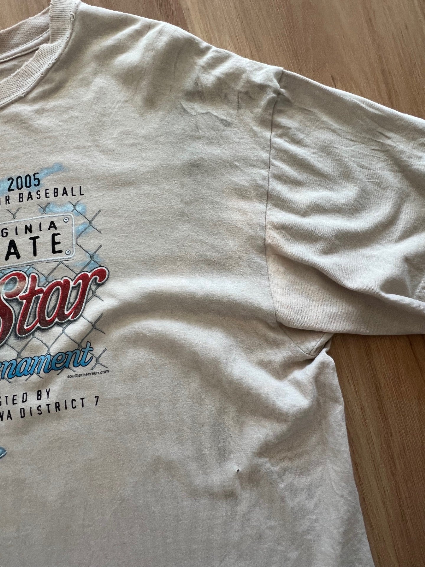 2005 Virginia State All Star Baseball Tournament tee (XL)