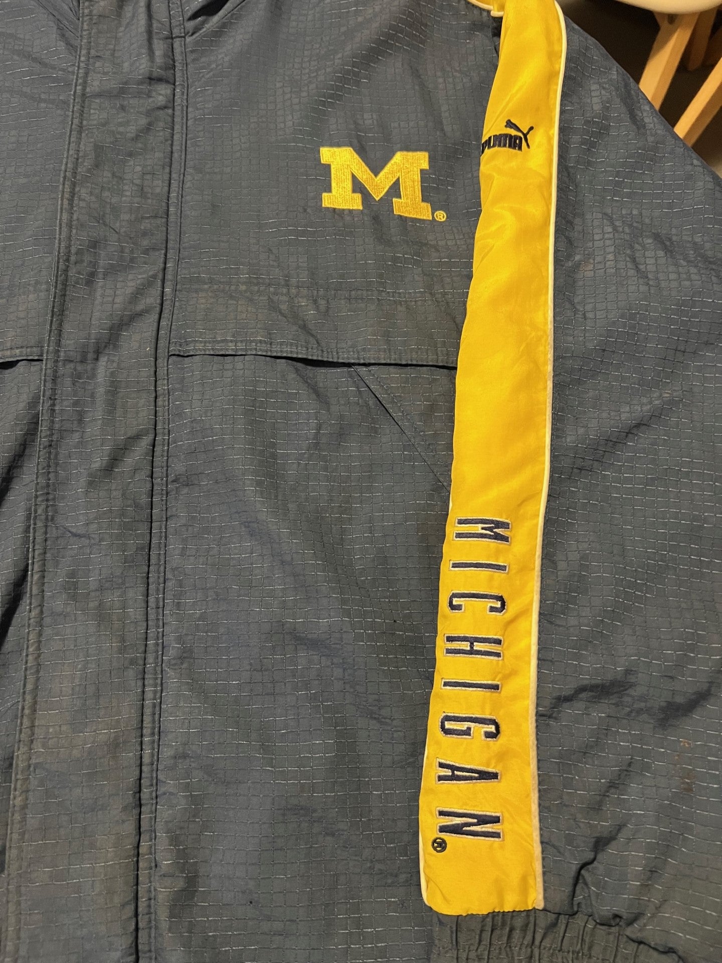 Vintage Michigan Wolverines heavy jacket (2XL)