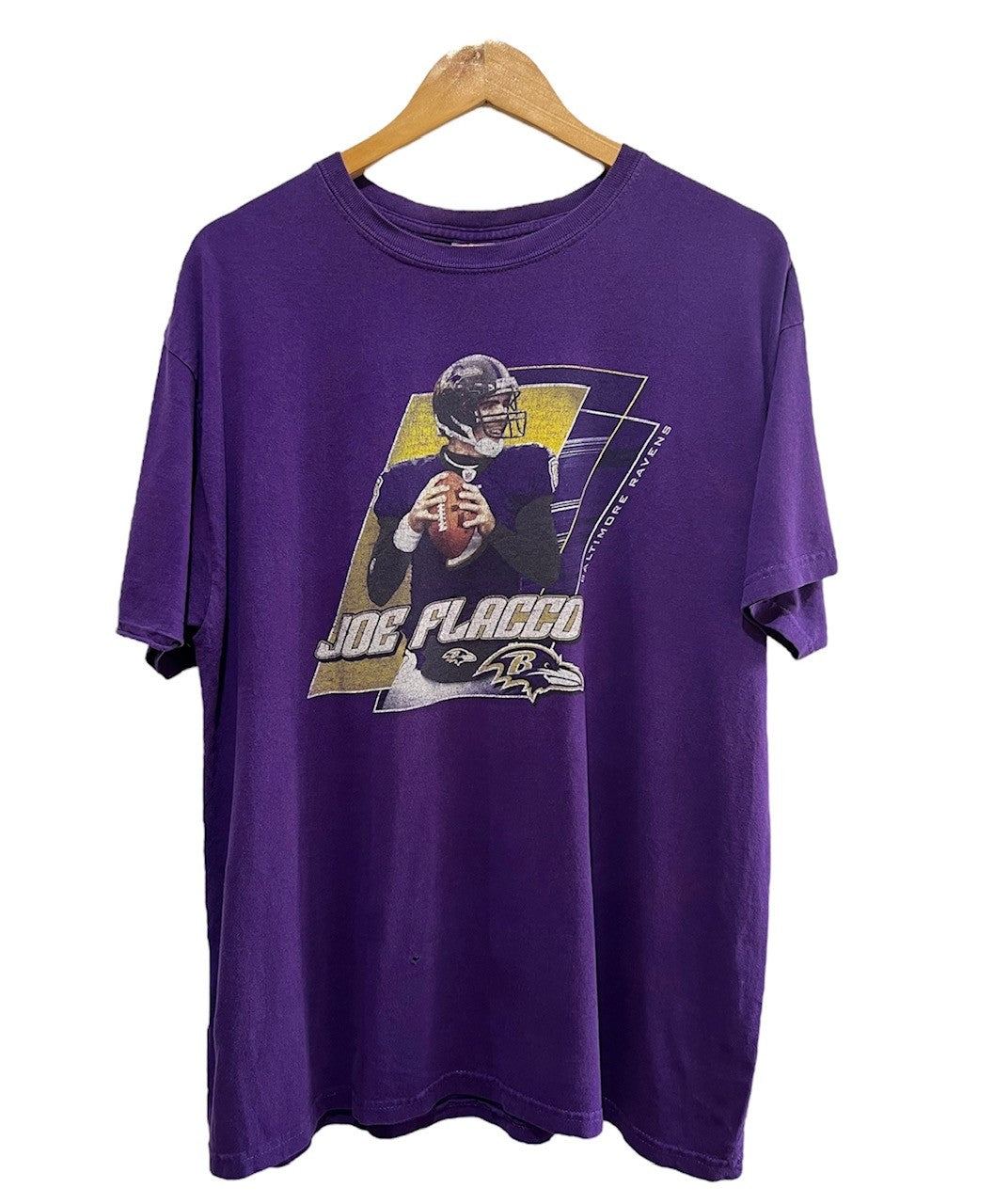 Vintage Joe Flacco x Baltimore Ravens NFL tee (L)