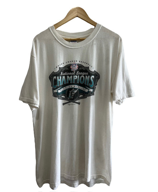 2003 Florida Marlins MLB Champions tee (L)