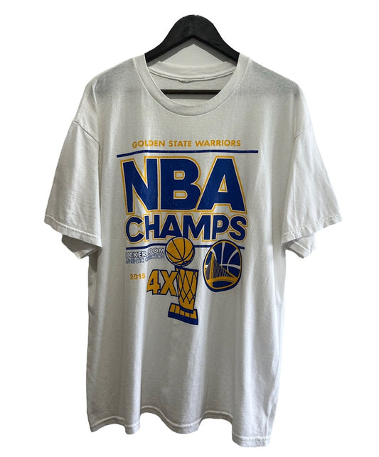 2015 Golden State Warriors 4x NBA Champions tee (L)